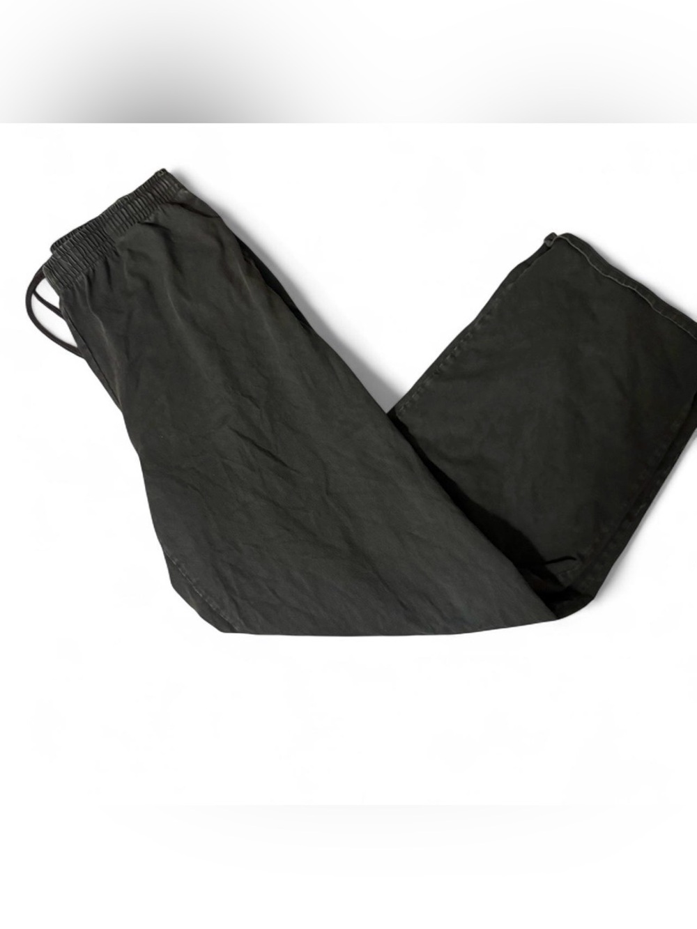 SKIMS Black Relaxed Track Pants with Elastic Waist